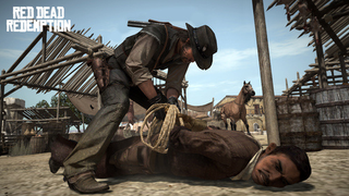 Illustration for article titled Red Dead Redemption Screens Feature Actual Cowboy Action